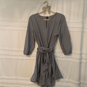 Long sleeve ruffle romper